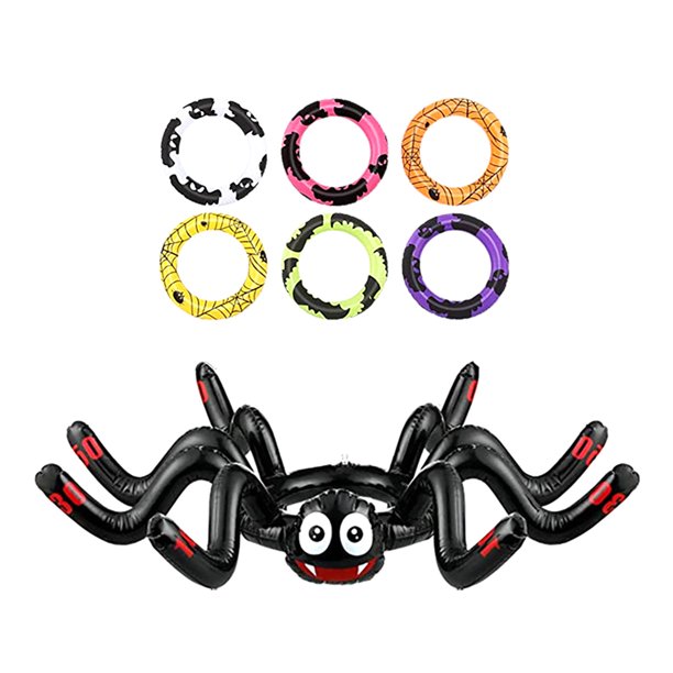 Sombrero de araña inflable Wmkox8yii Halloween y sombrero de bruja