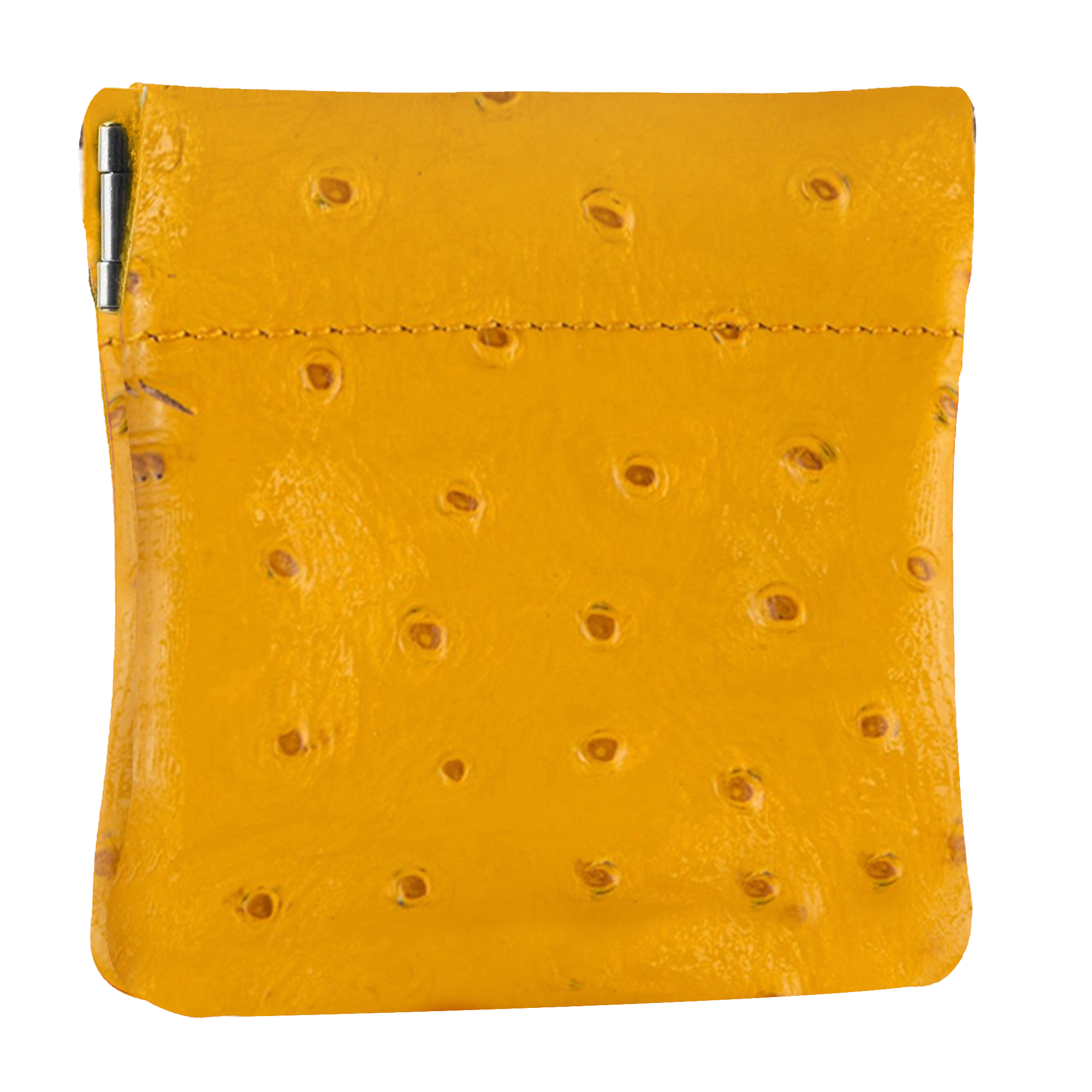 Genuine Leather Squeeze Coin Purse, Coin Pouch Made IN U.S.A. Change