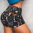 thumbnail image 3 of Picia Mushrooms Printed Workout Shorts for Women Seamless Scrunch Butt Lifting High Waisted Yoga Gym Booty Running Moisture-wicking Short Pants-Small, 3 of 9