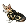 thumbnail image 6 of Uemuo Christmas Gold Deers for Winter Dog Hoodie Sweatshirts with Pockets Warm Dog Clothes for Small Dogs Chihuahua-Small, 6 of 8
