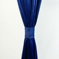thumbnail image 4 of Your Chair Covers - 52 X 63 Inch Velvet Curtains with Grommets Navy Blue - 2 Panels, 4 of 6