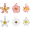 thumbnail image 6 of Alloy 24pcs Alloy Colorful Flower Daisy Charms Metal Daisy Pendants for Jewelry Making Earrings Necklaces Bracelets Alloy, 6 of 7
