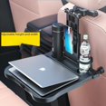 thumbnail image 2 of Car travel table multi-function car chair back small table board adjustable adult children water cup computer bracket, 2 of 6