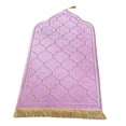 thumbnail image 3 of GROWTH TANK Muslim Prayer Rug Flannel Carpet Multifunctional Portable Unique Floormat Embossing for Festival Men Women Living Room Travel, 3 of 9