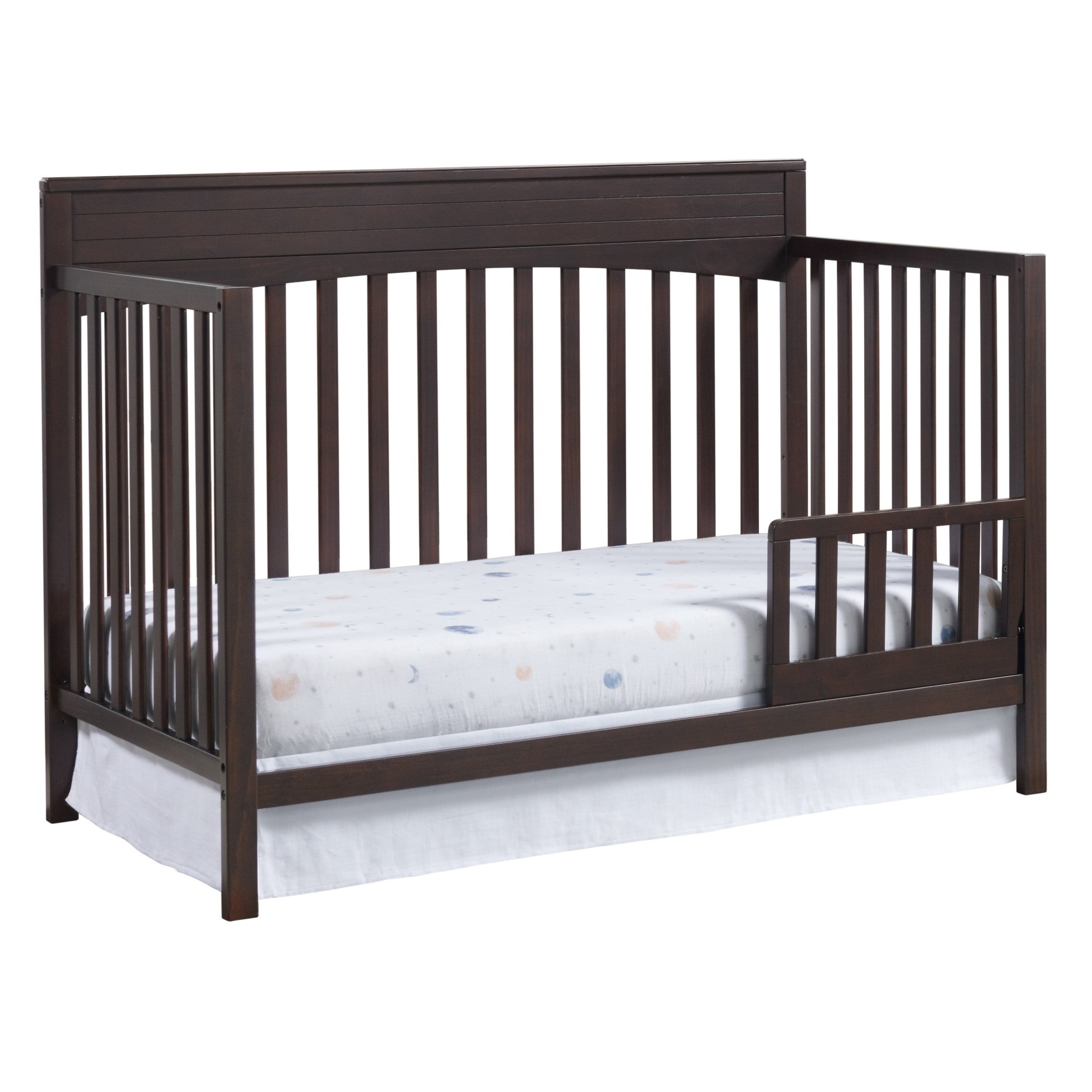 Oxford Baby Harper Toddler Bed Guard Rail, Espresso