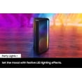 thumbnail image 3 of SAMSUNG MX-ST90B - Torre de Sonido de Alta Potencia, Altavoz de pie de 1700 W, Sonido bidireccional, Resistente al Agua IPX5, Luces de Fiesta +, Karaoke, Ruedas Incluidas, multiconexión Bluetooth,, 3 of 5