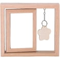 thumbnail image 4 of Reversible Rotating Photo Frame - Rustic Style 4x6 Inch Reversible Photo Frame - Photo Display Stand, Floating Photo Frame with Flower Pendant for Hom, 4 of 5
