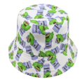 thumbnail image 2 of Sombrero de cubo con estampado de dibujos animados de verano, bonitos sombreros de pescador para mujeres y hombres, gorras de pesca reversibles de dos lados, 2 of 2