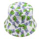 thumbnail image 2 of Sombrero de cubo con estampado de dibujos animados de verano, bonitos sombreros de pescador para mujeres y hombres, gorras de pesca reversibles de dos lados, 2 of 2