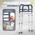 thumbnail image 2 of Rieles de seguridad para inodoros Lianjindun, plegables y portátiles, 160 kg, 2 of 6