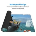 thumbnail image 4 of Balery Two Brave Cats Are Floating On The Sea Iceberg Mouse Pad ,15.8x29.5 In Large Gaming Mouse Pad Desk Mat Long Non-Slip Rubber Stitched Edges,Waterproof Mousepad Desk Mat For Gamer Office Home, 4 of 9