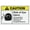 Warning Sign 4, variant on Caution Eye Protection Required With Graphic Metal Sign 8"x12" Rust Free Aluminum - Indoor Outdoor Use for Fence Yard, Eye Safety Alert Sign
