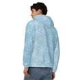 thumbnail image 4 of Kdxio Snowflake Snowing Print Men Hoodies Casual Hoodies for Men with Zip Pockets Full Zip Long Sleeve Sweatshirt Sports Hooded Jacket-Medium, 4 of 5