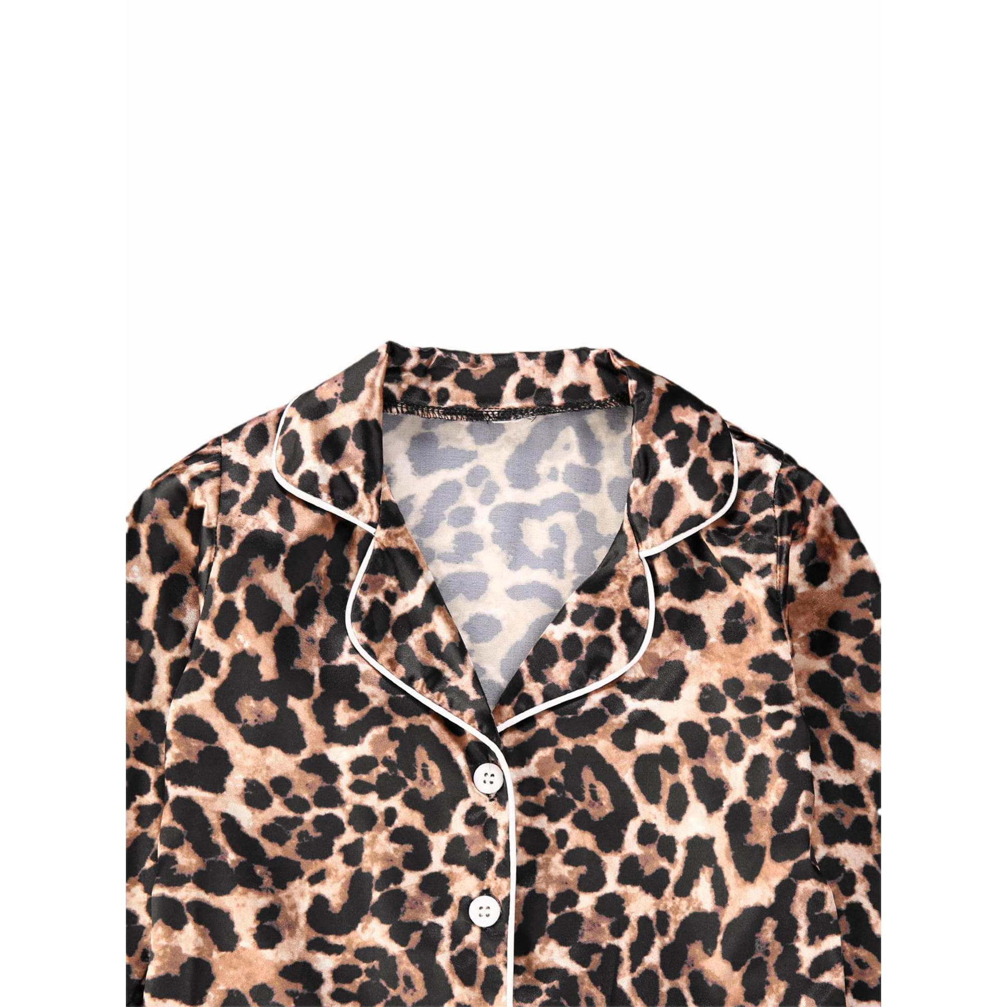 Leopard print pyjamas girls hotsell