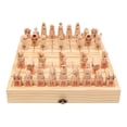 thumbnail image 2 of Estrategia Tradicional De Madera Plegable Sunnimix Ajedrez Chino Juego de Habilidad Tablero de piezas de ajedrez, 2 of 8