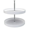 thumbnail image 1 of Rev-A-Shelf 24'' Lazy Susan Full-Circle Polymer 2-Shelf, White, 6012-24-11-52, 1 of 8