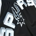 thumbnail image 4 of Women's Mitchell & Ness  Black San Antonio Spurs Swingman Big Face 3.0 Basketball Shorts, 4 of 4