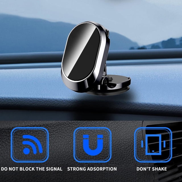 Soporte magnético para teléfono de coche para iPhone 13 (plateado)