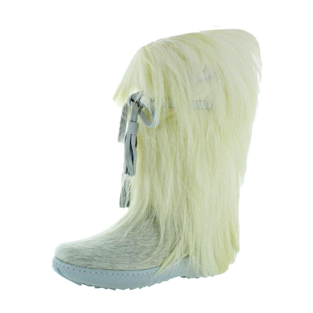 wool lined snow boots