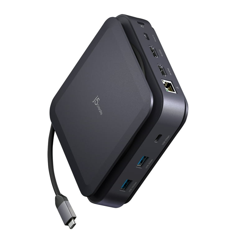 PC周辺機器 j5create usb-c docking station Amazon.com: j5create USB-C Mini Dock- Type C Hub with 2X