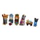 thumbnail image 4 of 6 figuras de gato, esculturas de resina, estatuas decorativas creativas de gato, adorno de escritorio para sala de estar, oficina, estantería,, 4 of 9