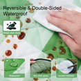 thumbnail image 6 of 2 In 1 Tote Picnic Blanket Greencheck 80''x80'' Large Capacity Outdoor Camping Mat, 6 of 8