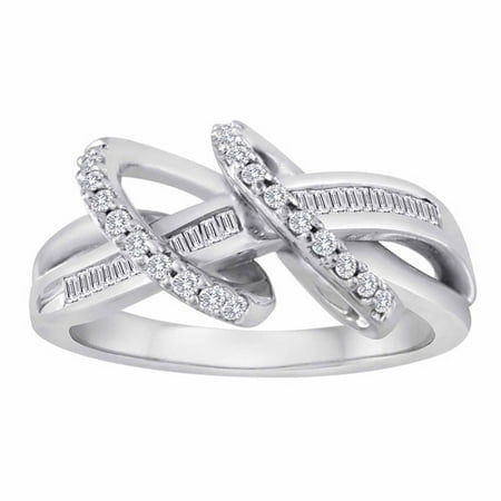 1/3 Carat T.W. Diamond Sterling Silver Fashion Ring