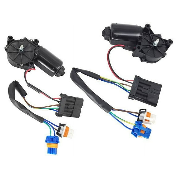 Headlight Motor Kit - 2-Piece - Compatible with 2000 - 2004 Chevy Corvette 2001 2002 2003