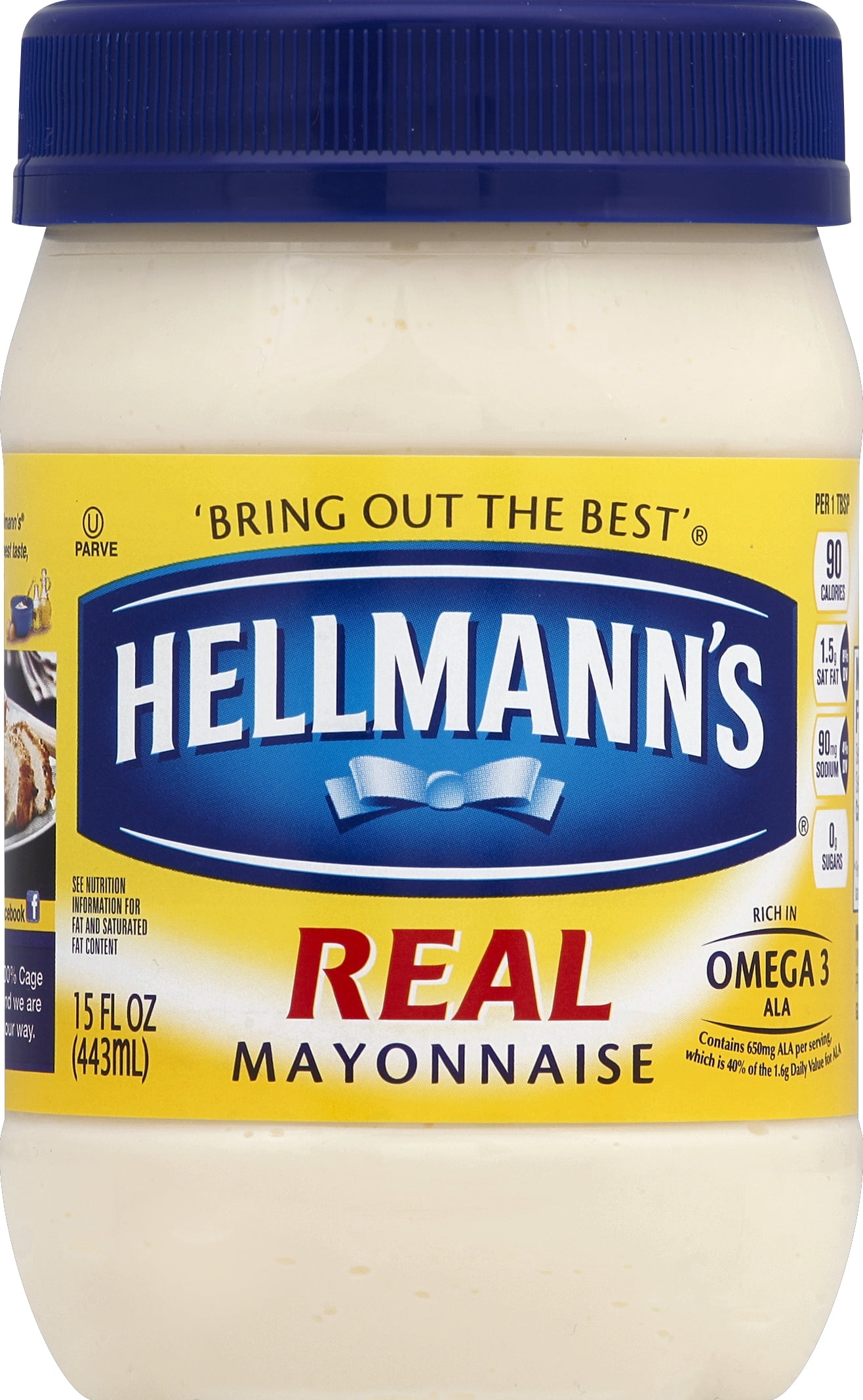 Hellmann's Real Mayonnaise 15 oz (Pack Of 12)