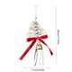 thumbnail image 3 of mfyjkho Adornos colgantes navideños tejidos de lino, 30 x 11 cm, decoración navideña para árbol de Navidad, 1 pieza, 3 of 6