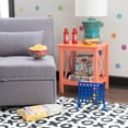 thumbnail image 2 of Linon Edmiston Indoor End Table with Shelf, 22" Tall, Coral, 2 of 10