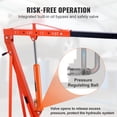 thumbnail image 6 of VEVOR Hydraulic Long Ram Jack, 8 Ton Engine Hoist Cylinder with Double Piston Pump And Clevis Base, Hydraulic Ram Cylinder for Engine Lift Hoists, Hydraulic Garage/Shop Cranes, Mechanical, Farm, 6 of 9