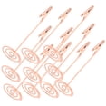 thumbnail image 3 of Clip para notas Bling Bling 10 unidades Portatarjetas elegante Acero al carbono, 3 of 12