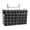 Black Checkered Pattern Upgrade / Upgraded Style, variant on Upgraded Hanging Storage Bag, Wall-Mounted Bedside Organizer Pouch, Multi-Pocket Dorm Room Fabric Storage for Books Tablets and Essentials, Large Opening Design- Black Checkered Pattern Upgrade