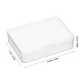 thumbnail image 2 of OUNONA 6Pcs Clear Plastic Card Deck Storage Boxes Portable Organizer Cases for Jewelry Small Parts, 2 of 8