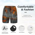 thumbnail image 3 of Daiia White Horse Autumn Birch Mens Swim Trunks Swim Shorts Quick Dry Swim Shorts with Mesh Lining Pockets-XX-Large, 3 of 9