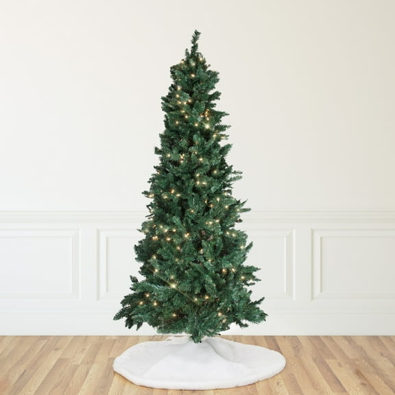Northlight 9' Prelit Artificial Christmas Tree Slim Pine - Clear Lights