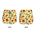 thumbnail image 5 of Xecao's Sunflowers And Butterflies for a double-layer running short for women, perfect for gym, tennis, and more, featuring a convenient pocket., 5 of 9