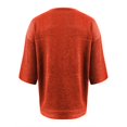thumbnail image 5 of Orange Dressy Tops for Women, 3/4 Sleeve Spring Clothes for Women 2024, Weekend Cotton Popular Womens Clothes 2024, Womens Short Sleeve Sweaters Tops V Neck Pullover Knit Shirts Loose Blouses, 5 of 5