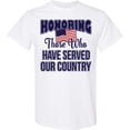thumbnail image 3 of Inktastic Veterans Day Military Honoring Those Who Serve T-Shirt, 3 of 5
