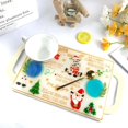 thumbnail image 5 of Bandeja navideña, Molde de resina Epoxy, plato para servir aperitivos de frutas de Navidad, molde de silicona para manualidades, molde para decoraciones del hogar, 5 of 5