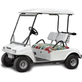 thumbnail image 2 of Numjaw Golf Cart Seat Covers, EZGO Seat Cover, Universal Golf Cart Seat Blanket, Waterproof Travel Sports Cart Seat Cushion Covers for 2-Person Seats Club Car, 51" x 29", Floral, 2 of 8