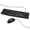 thumbnail image 1 of Kit teclado y mouse Qian QKX-20603 Alambrico USB 106 teclas de membrana mouse sensor optico 1000 DPI, para Windows 7/8/10 color negro, 1 of 5