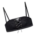 thumbnail image 4 of Sujetador de mujer sin tirantes Hacer subir Sujetador acolchado sin alambre Bralette Chica Slim Fit Ropa interior envolvente en el pecho, Negro, 34 / 75A Scienceny AP001241-10B, 4 of 7