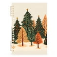 thumbnail image 7 of FORMRS 1-Subject Spiral Notebook 8" x 5" College Ruled 60 Refillable Sheet, Brown Christmas Trees, 7 of 7