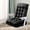 Black, variant on KQJQS Rocking Chair Cushions High Back Patio Cushion Non-Slip Bottom Tufted Seat Pads with Ties Office Chair Pads Seat Cushion