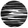 thumbnail image 3 of Animal Print Zebra Round Carpet Circle Rug Outdoor Patio Area Rug Washable Large Area Rugs Hallway Room Decor Fitness Mats, 3 of 8