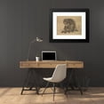 thumbnail image 4 of Mori Sosen 24x19 Black Modern Framed Museum Art Print Titled - Monkeys (Early 1800s), 4 of 5