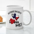 thumbnail image 5 of CafePress - Somebody In Texas Loves Me Mug - 11 oz Ceramic Mug - Novelty Coffee Tea Cup, 5 of 6