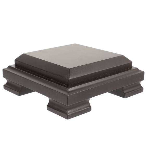 HONITANO Square Wooden Stand Random Color 1Pack 5.7x5.7x2.2in